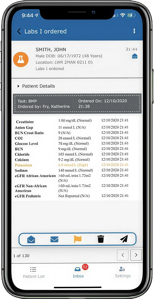 Crossings Mobile Application Notifications Screen 2